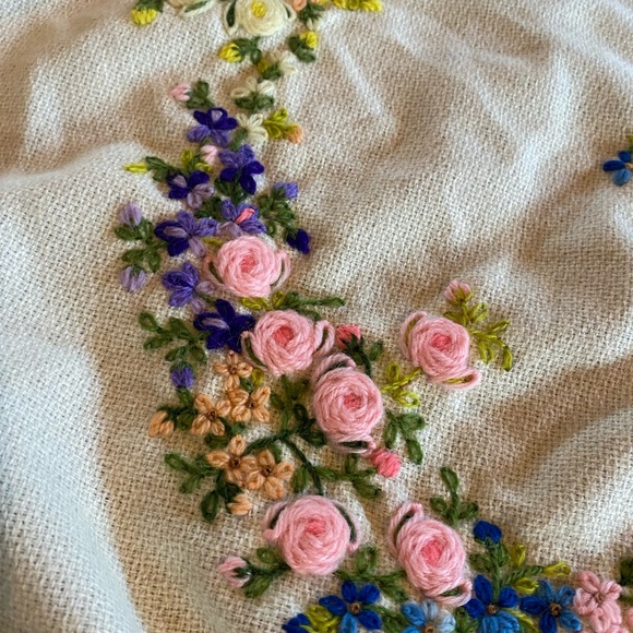 Anthro-inspired VNT Wool peruvian Mid century coverlet - Picture 6 of 8